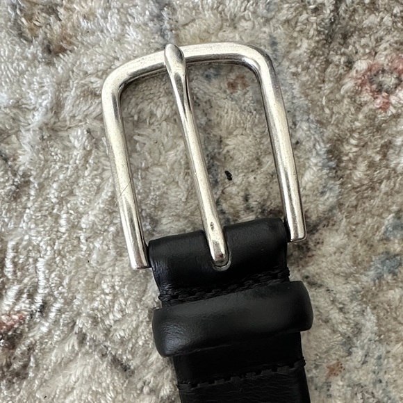 MM Lafleur Black Leather Belt - Picture 2 of 5